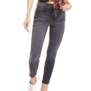 Alice + Olivia Black Wash Stretch Skinny Jeans Size 8